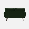 Faro Velvet 2 Seater Sofa in Green Colour