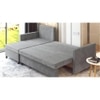 Wego 3 RHS Sofa cum Bed with Storage in Grey Colour