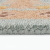 Presto Blue Traditional Hand Tufted Wool Carpet 5X7 Feet