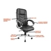 Cameron High Back Executive Office In Black Colour