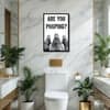 The Castle Decor Funny Are You Pooping Pigeons Wall Art 8x12 Inch