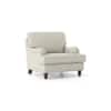 Ophelia 1 Seater Fabric Sofa In Monochrome Paisley Colour
