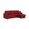 Doozy 3 Sofa cum Bed with Storage in Red Colour