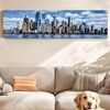 New York City Skyline Canvas Wall Art 12 x 46 Inch
