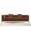 Norman Fabric Sofa - Brown
