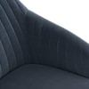 Rochelle Lounge Chair in Marengo Grey Velvet Colour