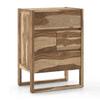 Macallan Solid Wood Bar Cabinet in Honey Oak Finish