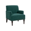 Terren Boucle Fabric Lounge Chair in Green