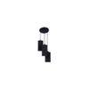 Kolton Black Fabric Cluster Hanging Light