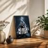 The Castle Decor No Risk No Story Motivational Wall Art 8x12 Inch