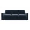 Apollo Compact Sofa Set (Colour : Sea Port Blue Velvet, Cushion : Hard, Back Type : Regular, Seater : 3+2+1)