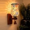Devansh Metal Electric Wall Light in Black Colour with Multi Shade Count of 1 Light
