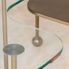 Elara Mild Steel Coffee Table Set of Two in Antique Satin Finish