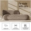 Eliteelegance Wood 2 Seater With Upholstery Non Storage Sofa In Grey Colour