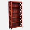 Sheesham Wood Bookshelf In Scratch Resistant Honey Oak Finish