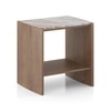 Tavo Solid Wood and Toronto Side Table In Antique Amber Finish