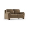 Farina Luxe 2 Seater Fabric Sofa in Fawn Velvet Colour
