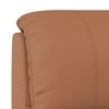 Leeroy Leather Two Seater Motorized Recliner in Hazelnut Tan