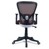 Peacifice Mid Back Ergonomic Chair in Brown Colour