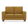 Apollo Neo  High Back 2 Seater  Fabric Sofa In Ochre Colour