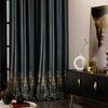 Stoa Paris Satin Door Curtains, 300 TC Dim-Out Home Furnishing Curtains,  Aesthetic Parda, Balcony,, Pack of 1, Versailles - Emerald Royale