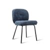 Quantuva Fabric Dining Chair in Blue Colour