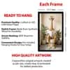 The Castle Decor Funny Giraffe Reading Newspaper Toilet Wall Art 8x12 Inch
