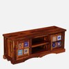 Sheesham Wood TV Unit in Honey Oak Finish for TVs up to 50 Inches