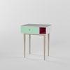 Craft Villa Toddlers Table With Display Cabinet In White & Pink Colour