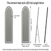 The Artment Black Halo Arch Unbreakable Floor Mirror For Home (160 X 50 CM)