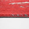 Multicolor Abstract Machine Made Polyester 4 X 6 Feet Carpet