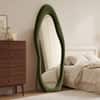 The Artment Green Fluid Reflection Unbreakable Floor Mirror For Home (160 X 60 CM)