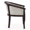 Florence Lounge Chair in Monochrome Paisley Colour