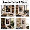 The Castle Decor Cigar Whiskey Glass Wall Art Framed Painting 20x30 Inch