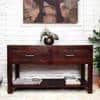 Elder Sheesham Wood Contemporary TV Entertainment in DARK WALNUT FINISH