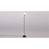 Hathaway Black Glass Shade Floor Lamp