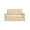 Apollo Compact High Back 2 Seater Fabric Sofa in Birch Beige Colour