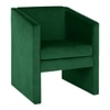 Shuntina Fabric Accent Chair in Green Colour