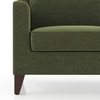 Abbey 2 Seater Fabric Sofa In Moss Green Colour