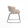 Optrion Fabric Dining Chair in Beige Colour