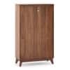 Webster 24 Pair Shoe Rack in Sheesham Finish