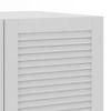 Bennis Engineered Wood 3 Door Wardrobe Without Mirror in White Finish