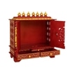 D'Dass Honeywood Sheesham and Mdf  Wall Hanging Wooden Temple For Pooja