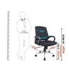 Smart Ergonomic Chair With Breathable Black Mesh Fabric