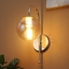 Eliante Modern Wall Lights Mild Steel & Glass Material Gold & Champaign Finish