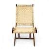 Natwest Sheesham Wood Relaxing Maachi Chair in Jute Rope Canning