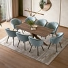Anderson Solid Wood 8-Seater Dining Table With Set of 4 Calix Dining Chair