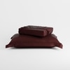 Stoa Paris 300TC UltrSatin Single Bedsheet Set Satin Single Hot Chocolate
