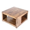 Milan Sheesham Wood Coffee Table In Teak Finish