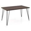 Dyson 6 Seater Dining Table In Mango Walnut Finish